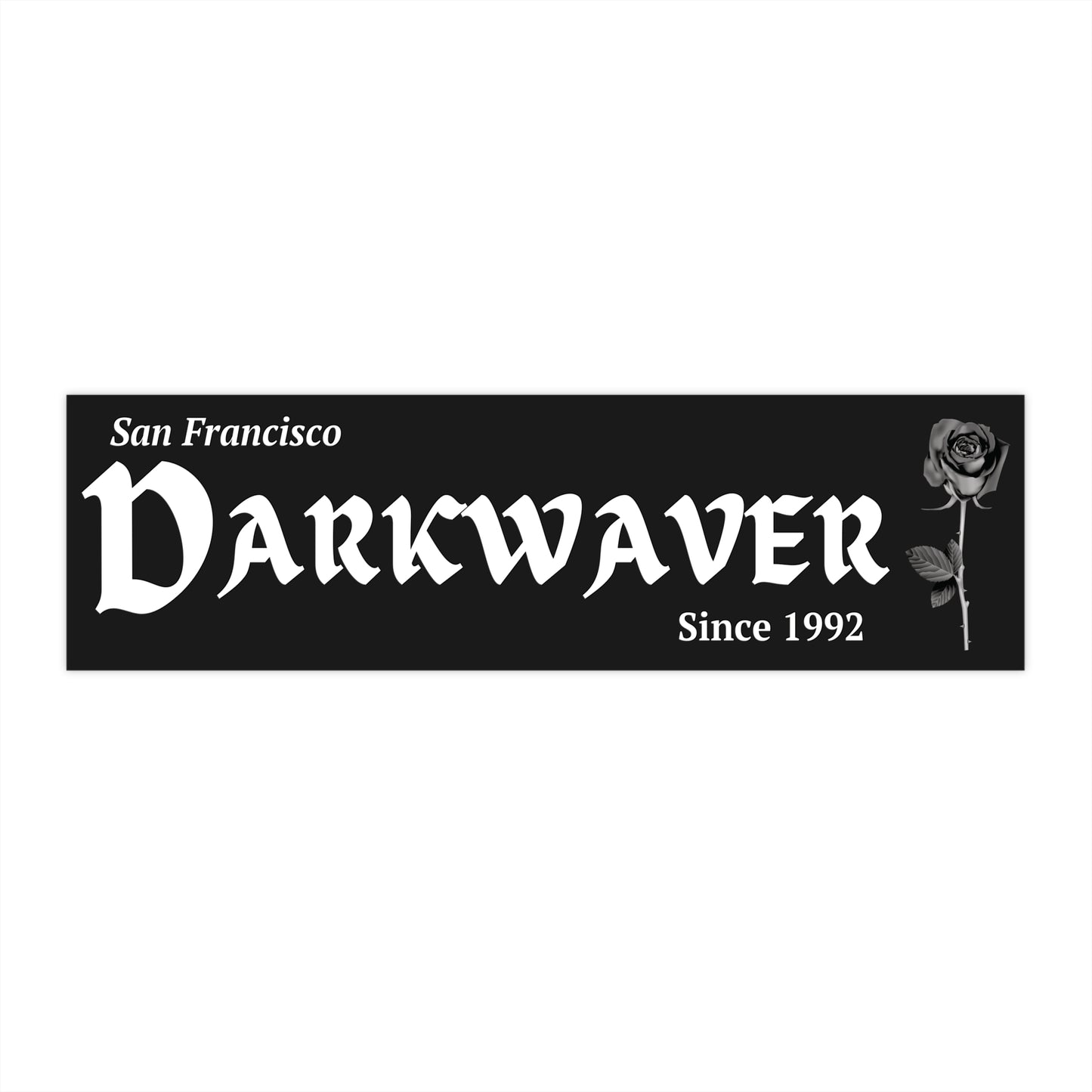 Personalized Darkwave Bumper Sticker