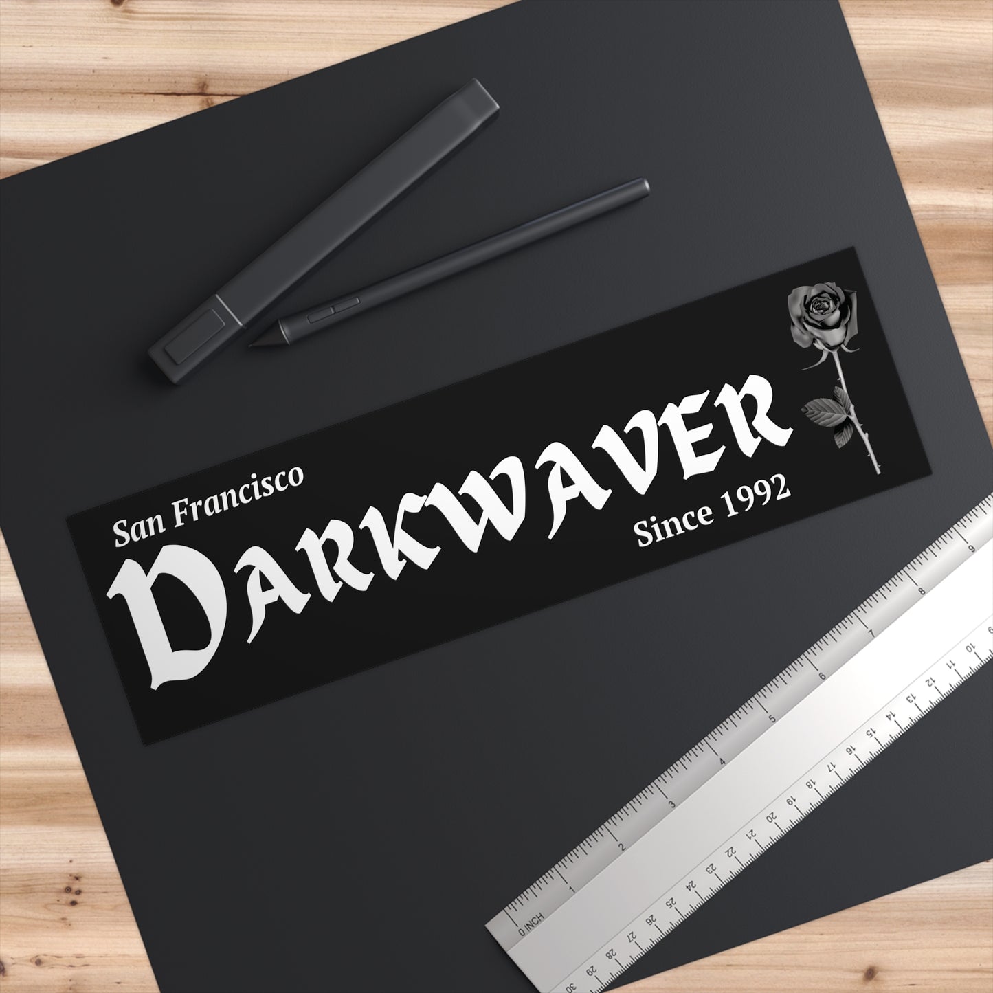 Personalized Darkwave Bumper Sticker