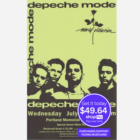 Depeche Mode 1990 Portland Memorial Coliseum | Extremely Rare