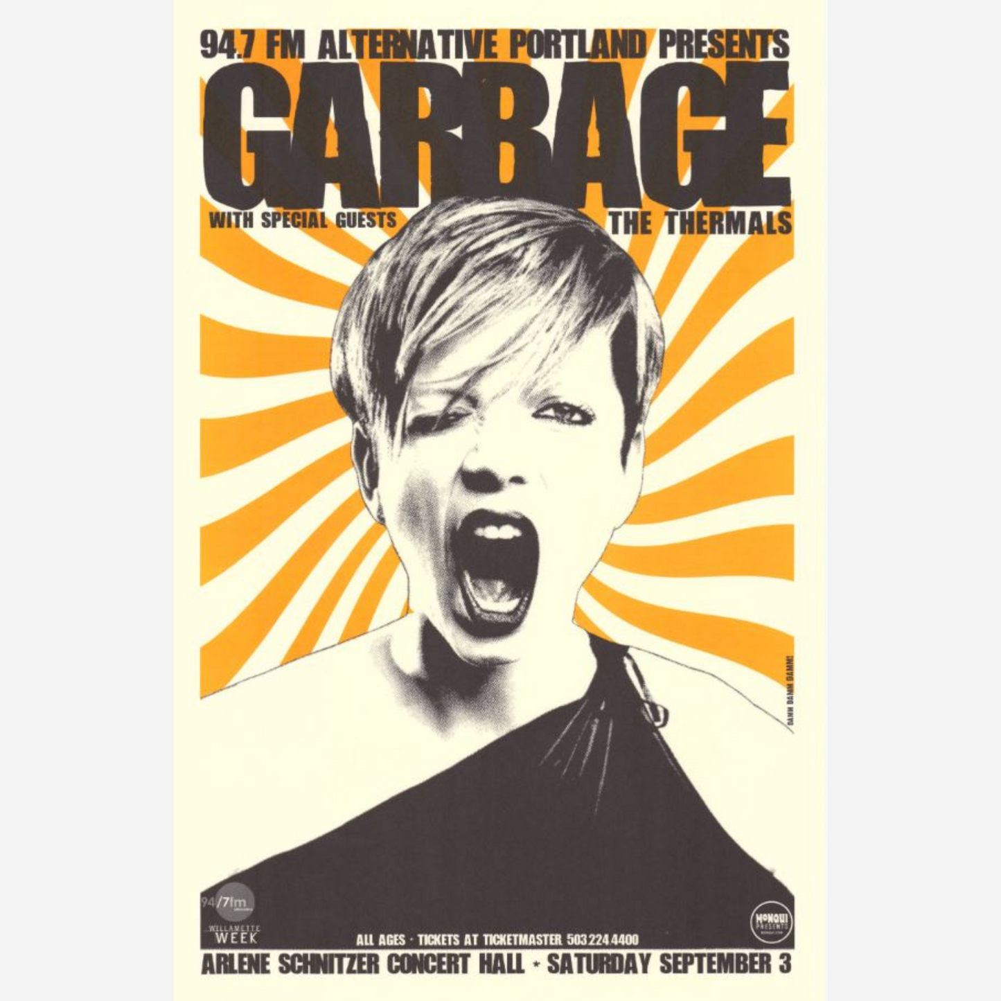 Garbage 2005 Arlene Schnitzer Concert Hall | Rare & Near Mint