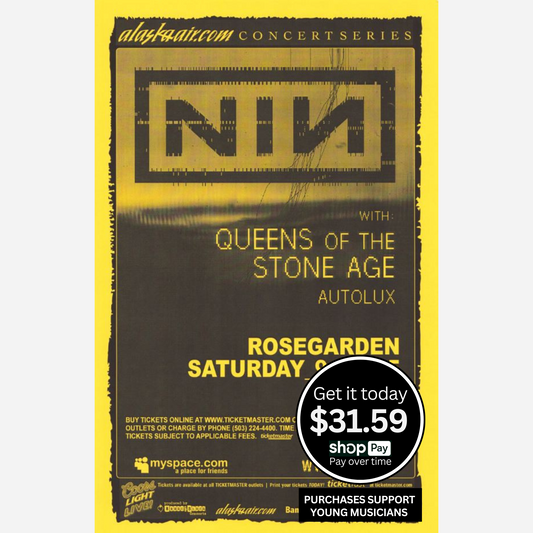 Nine Inch Nails & Queens of the Stone Age 2005 Rose Garden Arena | Rare & Near Mint