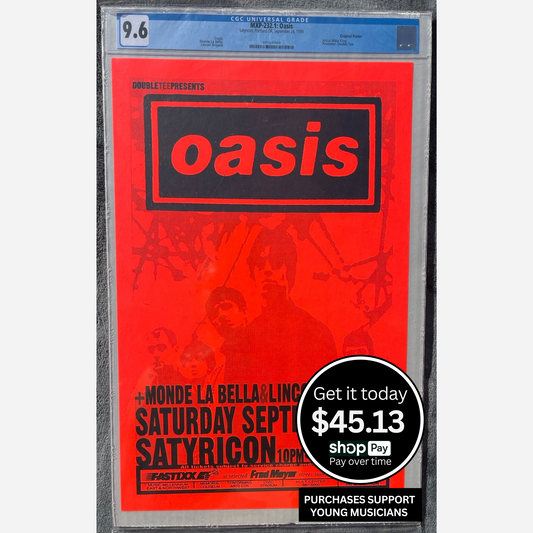 Oasis 1994 Satyricon | CGC Graded 9.6 | Very Rare