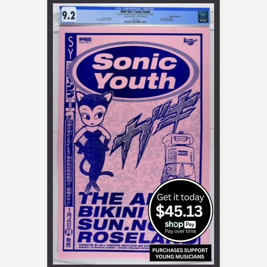 Sonic Youth 1995 Roseland Theater | CGC Graded 9.2 | Very Rare