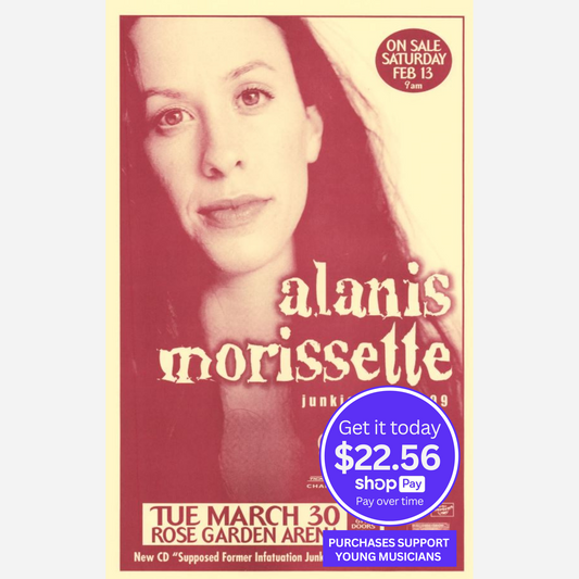 Alanis Morissette 1999 Rose Garden Arena | Rare & Near Mint