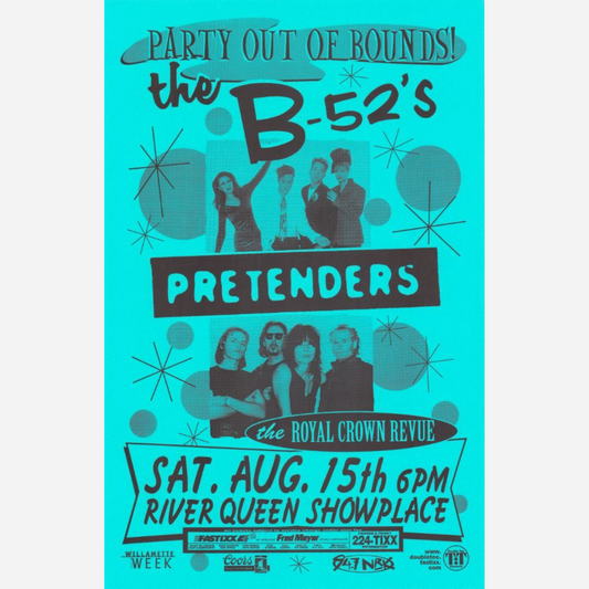 The B-52’s & The Pretenders 1998 River Queen Showcase | Rare & Near Mint