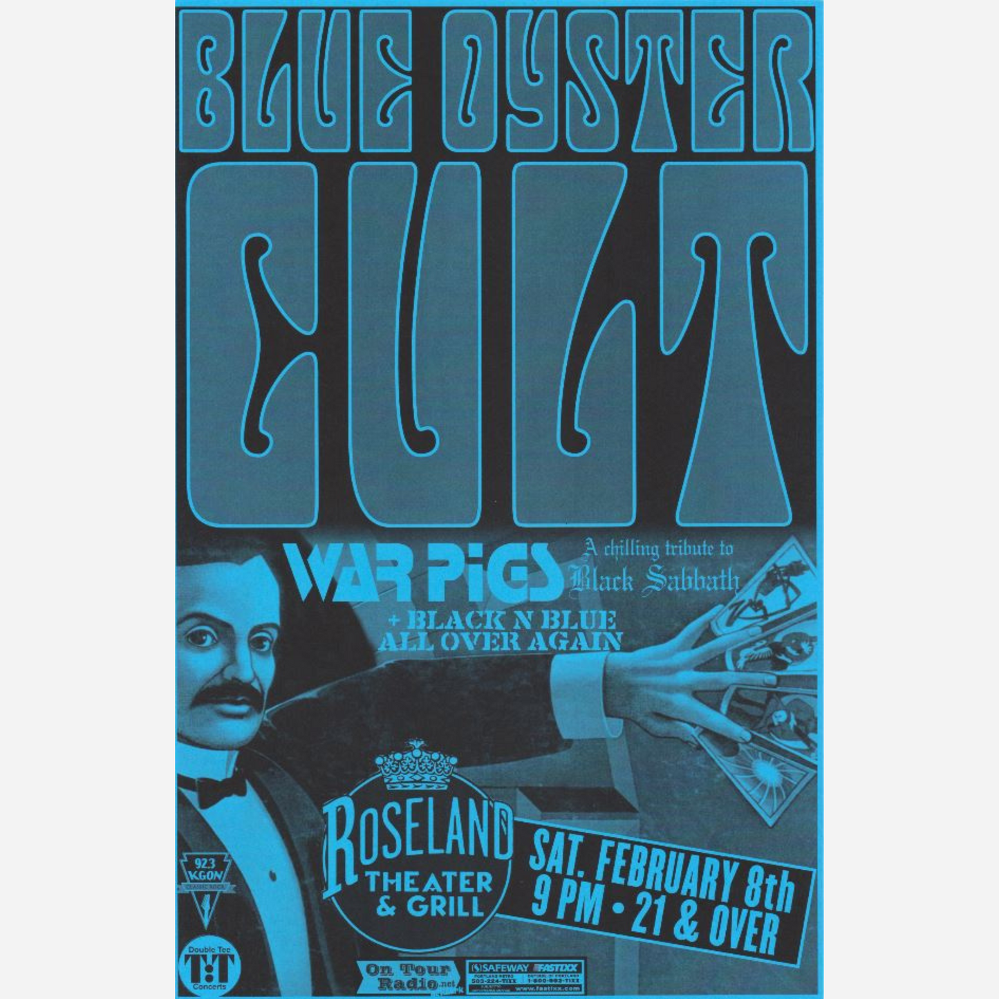 Blue Oyster Cult & War Pigs 2003 Roseland Theater | Rare & Near Mint