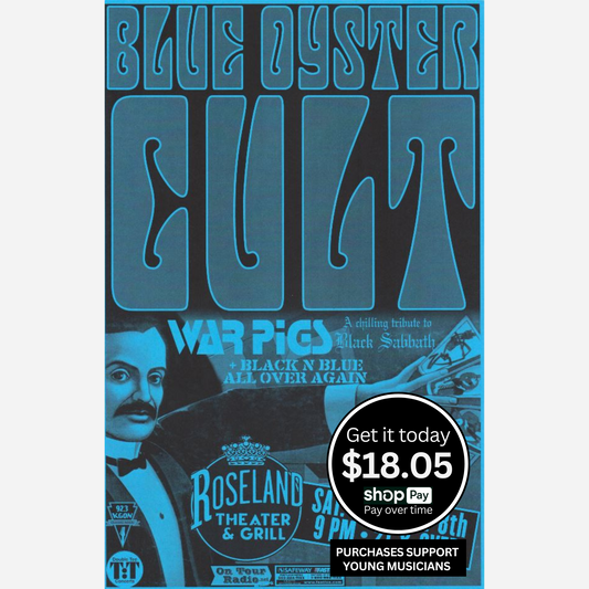 Blue Oyster Cult & War Pigs 2003 Roseland Theater | Rare & Near Mint