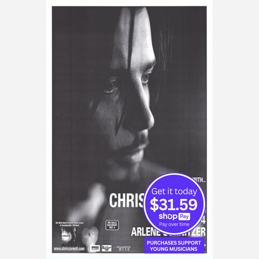 Chris Cornell 2000 Arlene Schnitzer Concert Hall | Rare & Near Mint