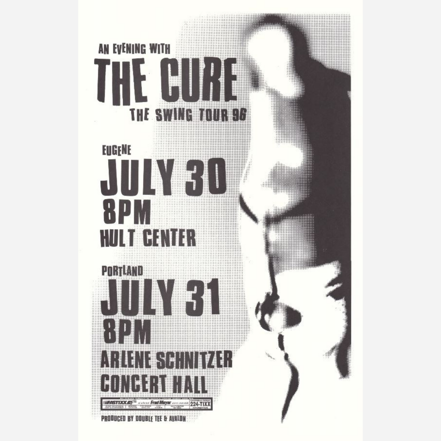 The Cure 1996 Hult Center & Schnitzer Hall | Extremely Rare & Near Mint