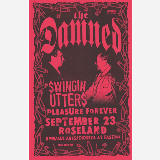 The Damned & Swingin Utters 2001 Roseland Theater | Rare & Near Mint