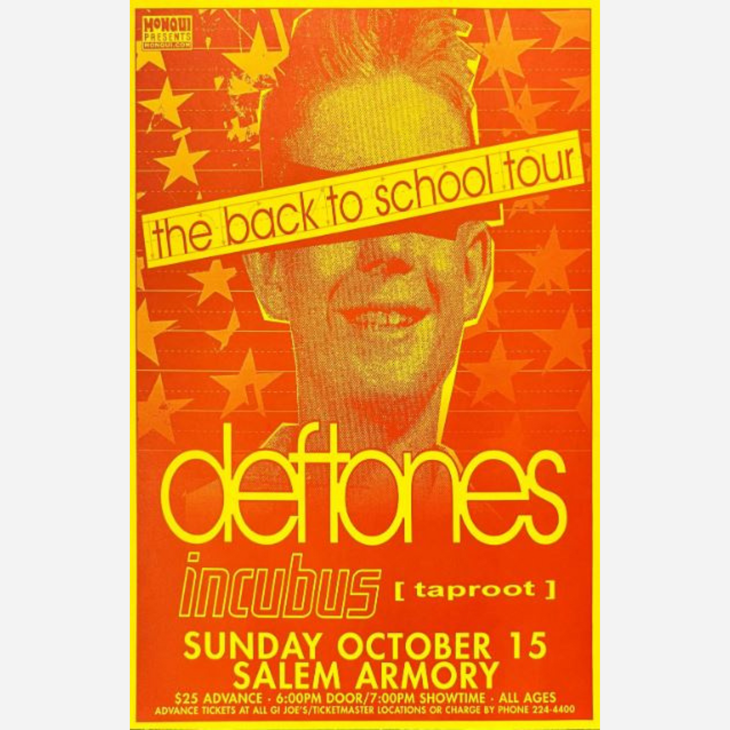 Deftones & Incubus 2000 Salem Armory | Rare & Near Mint