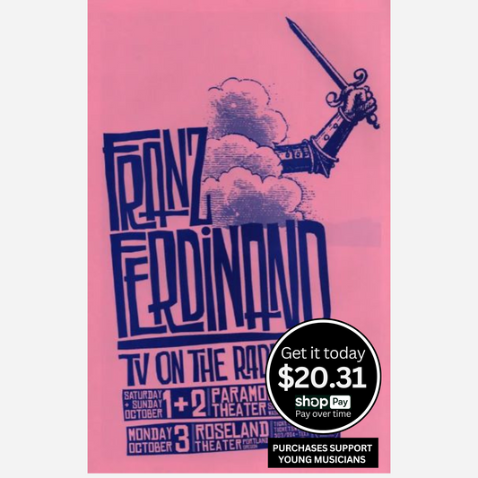 Franz Ferdinand 2005 Paramount Theater & Roseland Theater| Rare & Near Mint