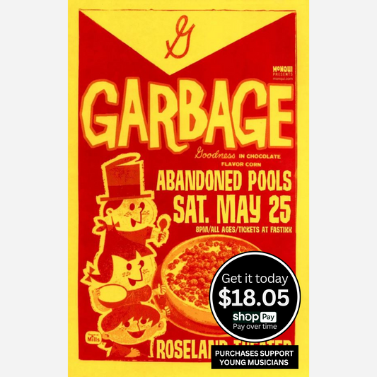 Garbage 2002 Roseland Theater | Rare & Near Mint