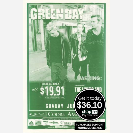 Green Day 2001 Coors Amphitheatre | Rare & Near Mint