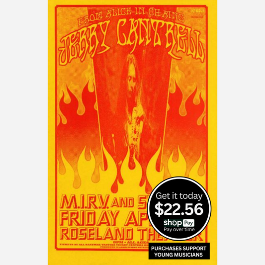 Jerry Cantrell 2001 Roseland Theater | Rare & Near Mint