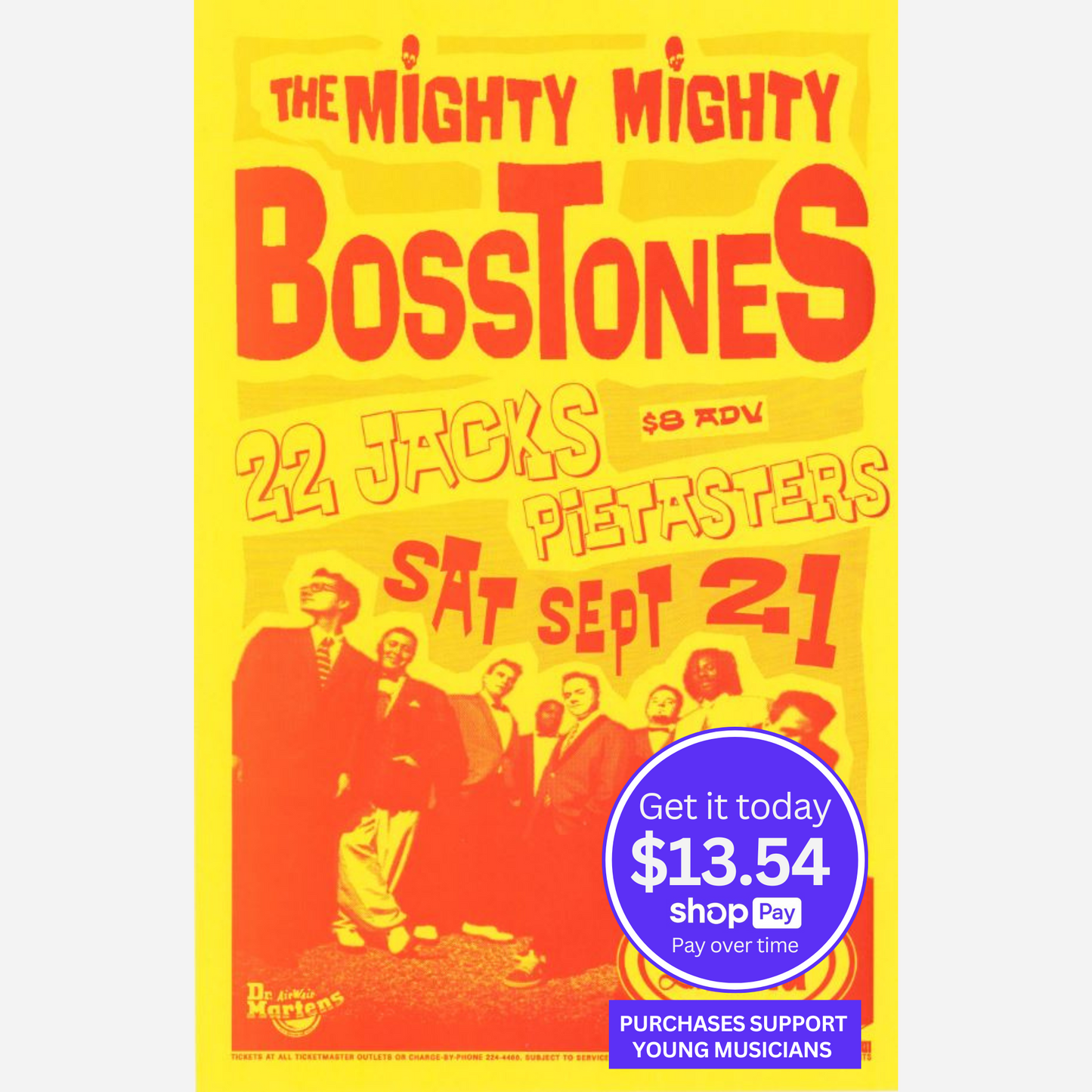 The Mighty Mighty Bosstones 1996 La Luna Original Poster | Mint & Rare