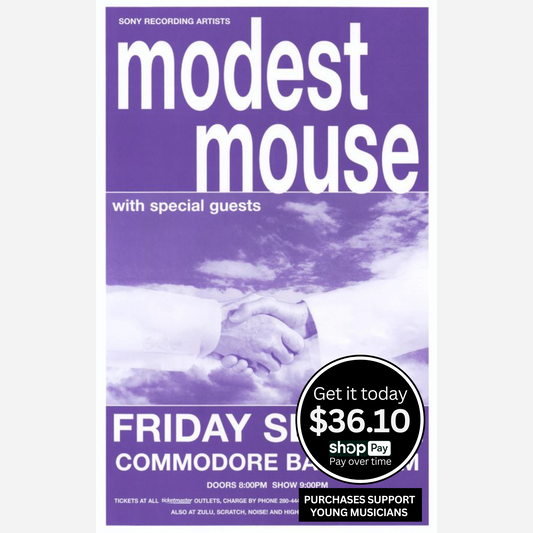 Modest Mouse 2003 Commodore Ballroom | Rare & Near Mint