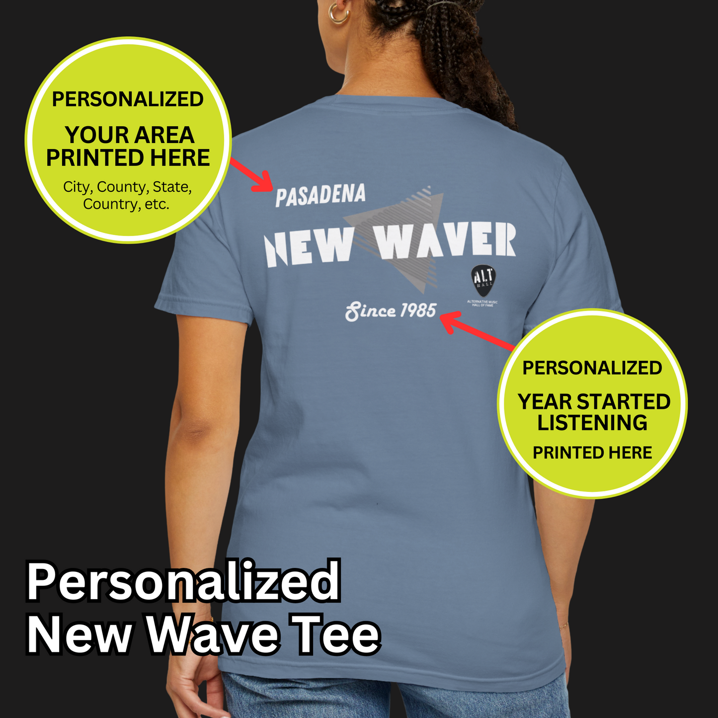 Unisex Personalized New Wave T-shirt