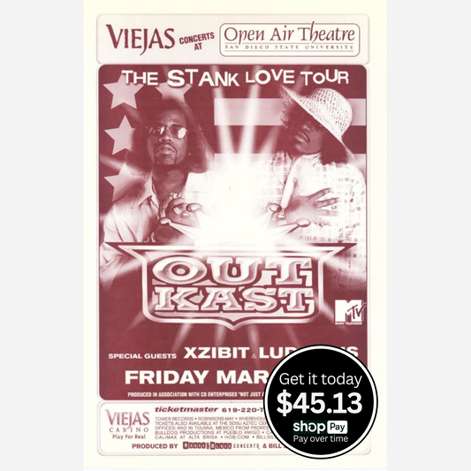 Outkast & XZIBIT 2001 Open Air Theatre | Rare & Near Mint