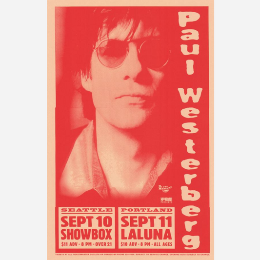 Paul Westerberg 1996 Showbox & La Luna | Rare & Near Mint