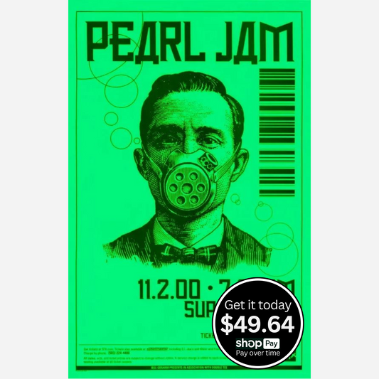 Pearl Jam 2000 Rose Garden Arena | Rare & Near Mint