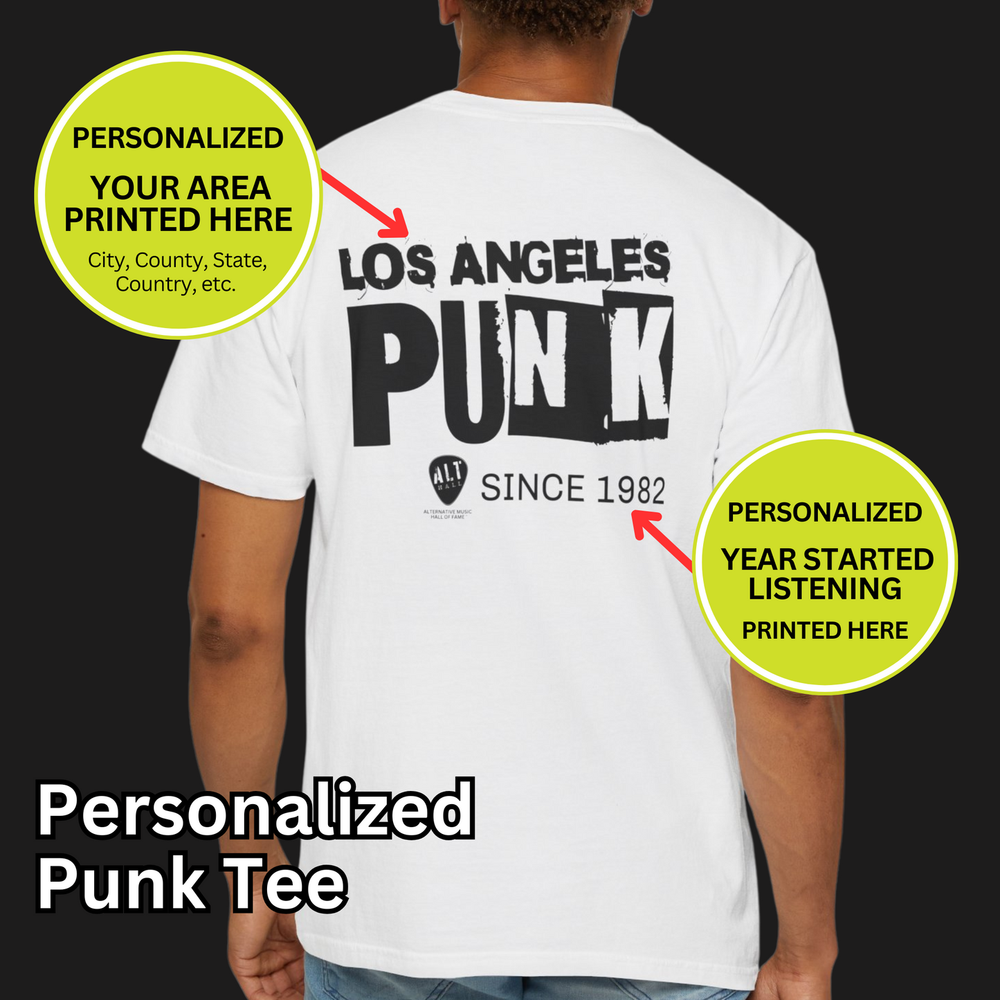 Unisex Personalized Punk T-shirt