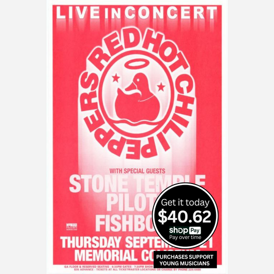 Red Hot Chili Peppers & Stone Temple Pilots Memorial Coliseum 2000 | Rare & Near Mint