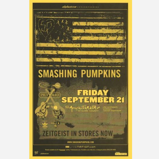 Smashing Pumpkins 2007 Amphitheater at Clark County | Rare & Near Mint