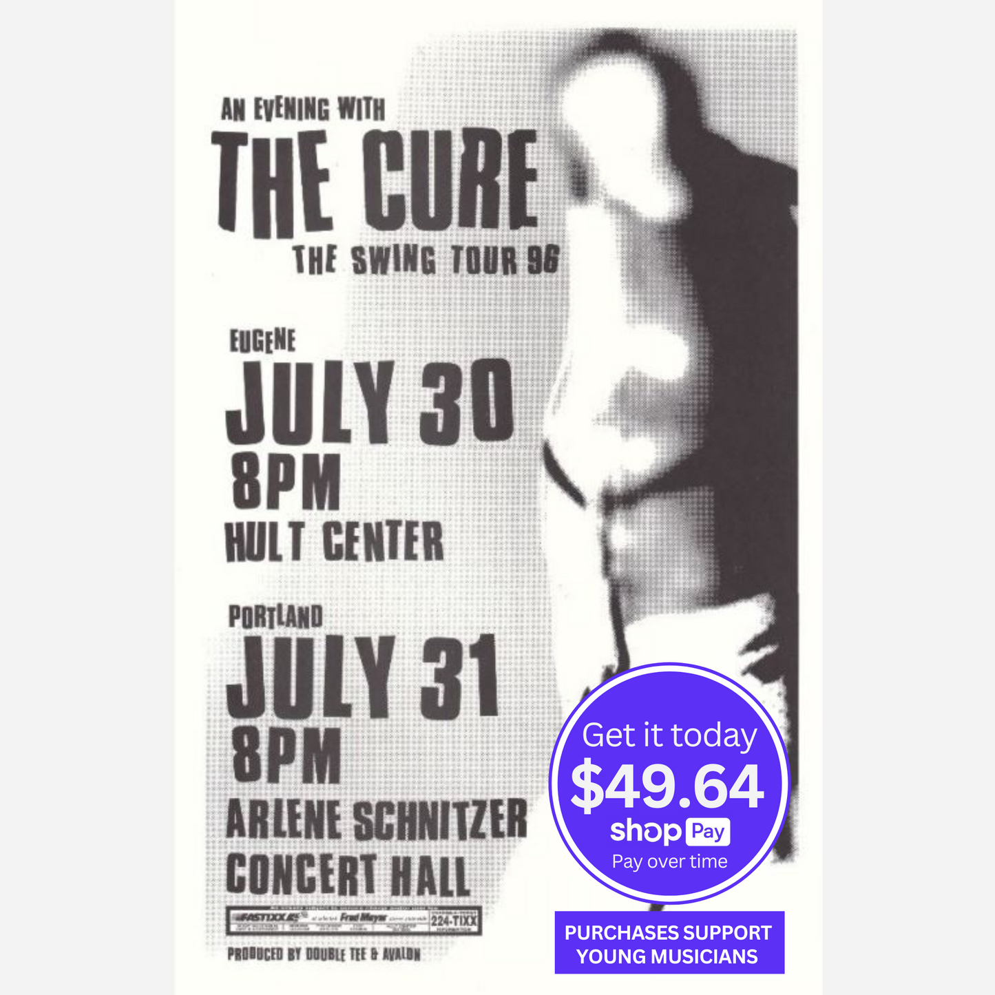 The Cure 1996 Hult Center & Schnitzer Hall | Extremely Rare & Near Mint