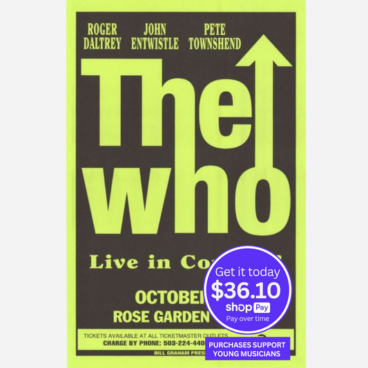 The Who 1996 Rose Garden Arena | Rare & Near Mint