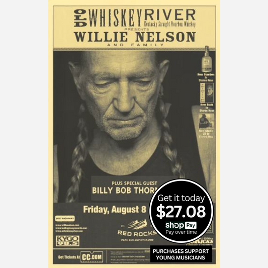 Willie Nelson 2003 Red Rocks Amphitheatre | Rare & Near Mint